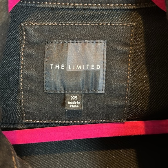 The Limited black jean jacket size XS - Picture 2 of 3
